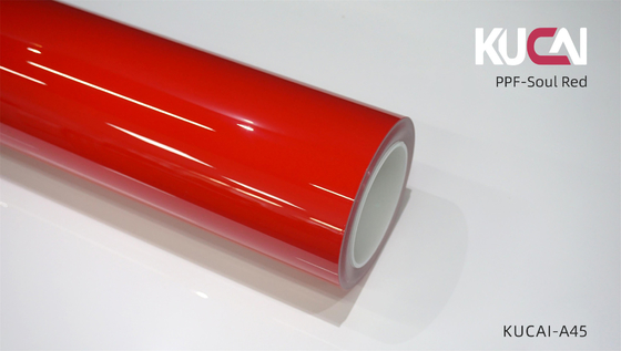 Soual Rot Farbe Tpu Autofarbe Schutzfilm Wasser Perlen angepasst
