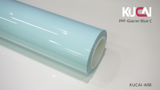 Custom Glacier Blau TPU Farbe PPF Automotive Farbschutzfolie 7,5 Mil Dicke