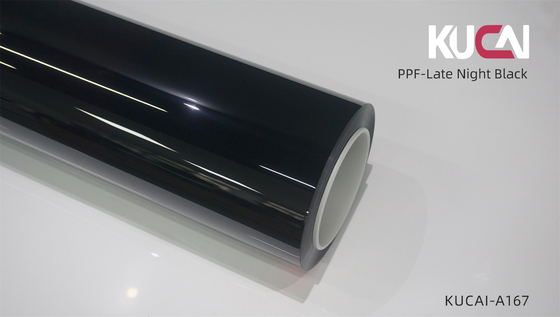 Schwarze Farbschutzfolie, farbige PPF-Film gegen Splitter.